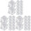 150Pièces Acryliques Translucides Pour Décoration Photos 4