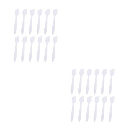 400Pièces Spatules Plastique Colorées Pour Et Application 2