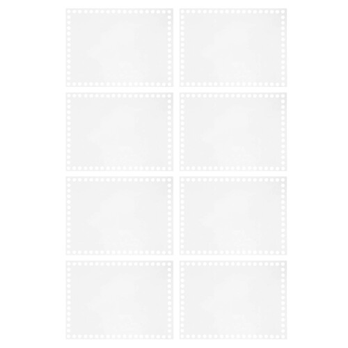 16Pièces Plaque Base Sac Transparent Pour 2