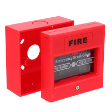 2Pièces Commutateur D'alarme Incendie Rouge Simple Fiable