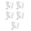 5Pièces Chargeur Réaliste Protection Argent 6