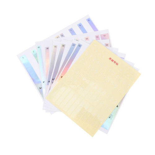 4Pièces Décalques Piano Pour Débutants Accessoires Multicolores Utiles 1
