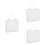 3Pièces Tableau Effaçable Portable Beige Pour Et Décor 5