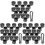 120Pièces Caches Boulons Roues Nylon Noir Accessoires Durable 4