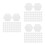 1500Pièces Outils Papier Hexagones Pour Patchwork Couture DIY 7