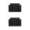 2Pièces Base Caisse Chariot Plastique Noir Compacte Résistante 8