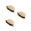 3Pièces Chapeau Bébé Beige Respirant Ajustable 7