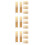 90Pièces Anches Saxophone Soprano Khaki Qualité Pro Boîte De Rangement 5