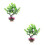 2Pièces Accessoires Aquarium Plantes Vert Durable 8