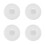 4Pièces Silicone Pour Collier Anti- 4