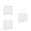 3Pièces Tableau Effaçable Portable Beige Pour Et Décor 8