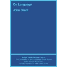 On Language John Grant and Will Burns RT51 by Will Burns Paperback Boo