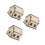 3Pièces Kit Miniature Bois Khaki Décor Puzzle Educational 8