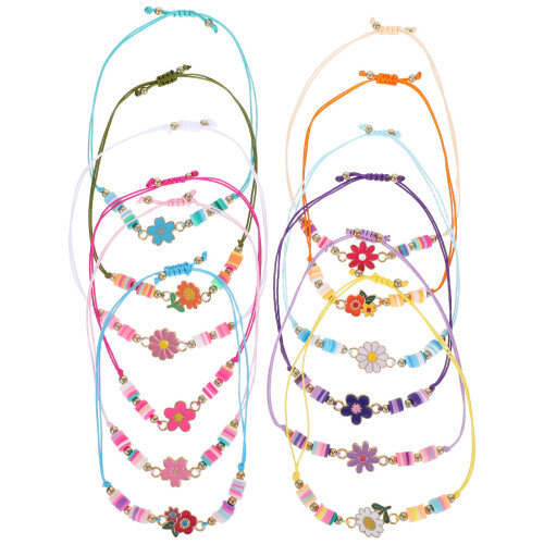 36Pièces Bracelets En Pâte Polymère Légers Et Colorés Pour 1