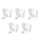 5Pièces Chargeur Réaliste Protection Argent 7