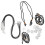 5Sets Beginner Friendly Waxed Thread and Iron Wire DIY Jewelry Kit 3