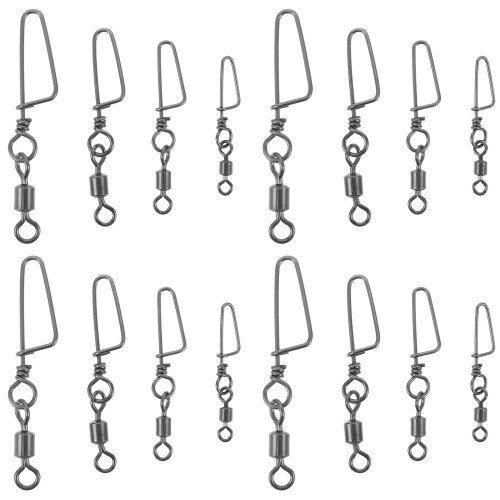 40Pièces Émerillons À Roulement Pour Douce Argent