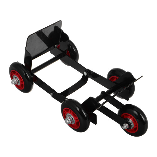 2Pièces Dolly Roue Robuste En Fer Caoutchouc Pour Et Tricycles 1
