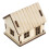 5Pièces Miniature Bois Khaki Pour Décor Jeu Educatif 3