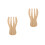 2Pièces Outils Salade Bambou Forme Ergonomique Bois 10