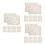 120Pièces Ensemble De Nappes Bébé Pe Multicolores Pour Enfants À 8