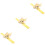 3Pièces Bracelets Slap Animaux Cartoon Clair Usage Décoratif 8