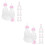 20Pièces Miniatures Blancs Jouet Educatif Enfants 8