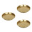 3Pièces Assiettes Métal Acier Pour Grillades Réceptions 4