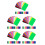 750Pièces Étiquettes Identification PVC Colorées Usage Polyvalent 6