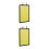 2Pièces Porte Affichage Double Face Plastique Effaçable Magasin 9