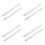 4Paires Protections Skateboard Longboard Bord Silicone Acier 4