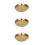 3Pièces Assiettes Métal Acier Pour Grillades Réceptions 9