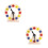 2Pièces Jouet Bois Cognition Couleurs Éducatif Enfant 6