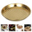 3Pièces Assiettes Métal Acier Pour Grillades Réceptions 11