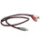 1Pièces Câble Double Audio Type C Rouge Pour Téléphone Et Audio 1