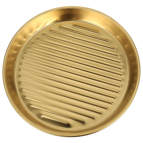 3Pièces Assiettes Métal Acier Pour Grillades Réceptions 2