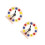 2Pièces Jouet Bois Cognition Couleurs Éducatif Enfant 9