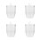 4Pièces Récipient Fusion Quartz Inaltérable Métaux 6
