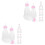 20Pièces Miniatures Blancs Jouet Educatif Enfants 5