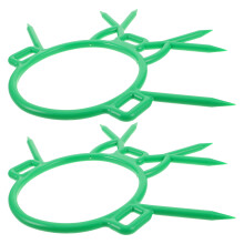 2Pièces Anneaux Cattle Plastique Vert, Outils Sevrage Doux Pour Ferme