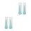 4Pièces Outil Pose Retrait Lentilles Silicone Vert Clair Confortable 6