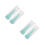 4Pièces Outil Pose Retrait Lentilles Silicone Vert Clair Confortable 10