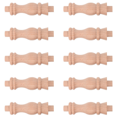 40Pièces Balustres En Bois Pour Décoration Réparation 2