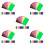 750Pièces Étiquettes Identification PVC Colorées Usage Polyvalent 4