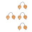 4Pièces Kashaka Beige En Bambou - Instrument Percussion Main 8