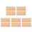 10Pièces Plateau Bois Beige DIY Rangement Perles Multi Usage 5