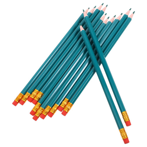 60Pièces Crayons Verts Pour Et Correction Avec Hexagonale