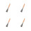 4Pcs Stainless Steel Scrubbing Brush with Long Handle for Kitchen Use 3