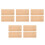 10Pièces Plateau Bois Beige DIY Rangement Perles Multi Usage 8