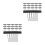 40Pièces Clips Mini Morsure Acier Noir Accessoires 7